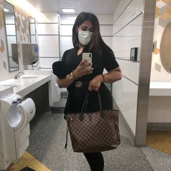 Louis Vuitton Neverfull Pm Tote Brown Damier Ebene - Picture 2 of 5